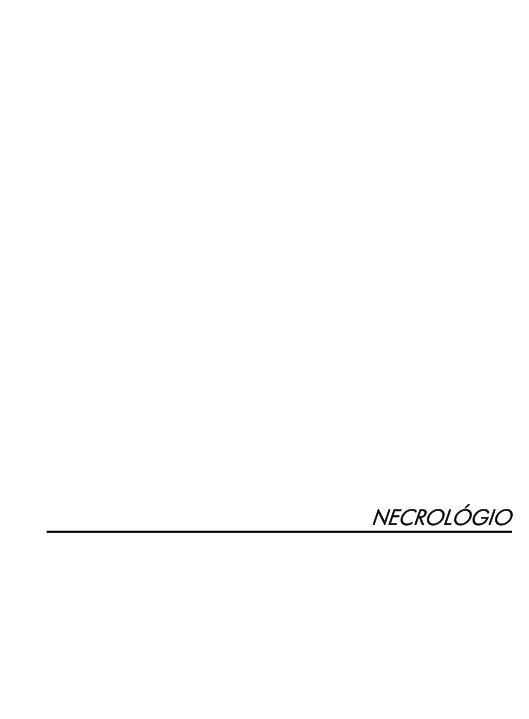 Cover of NECROLÓGIO