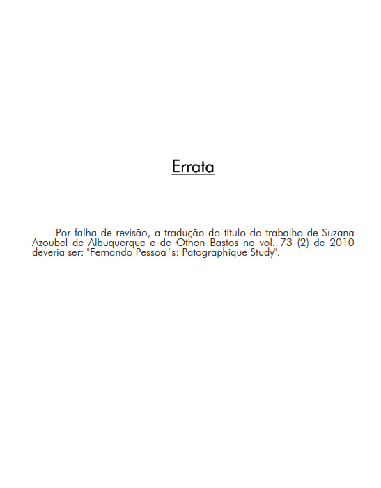 Cover of Errata